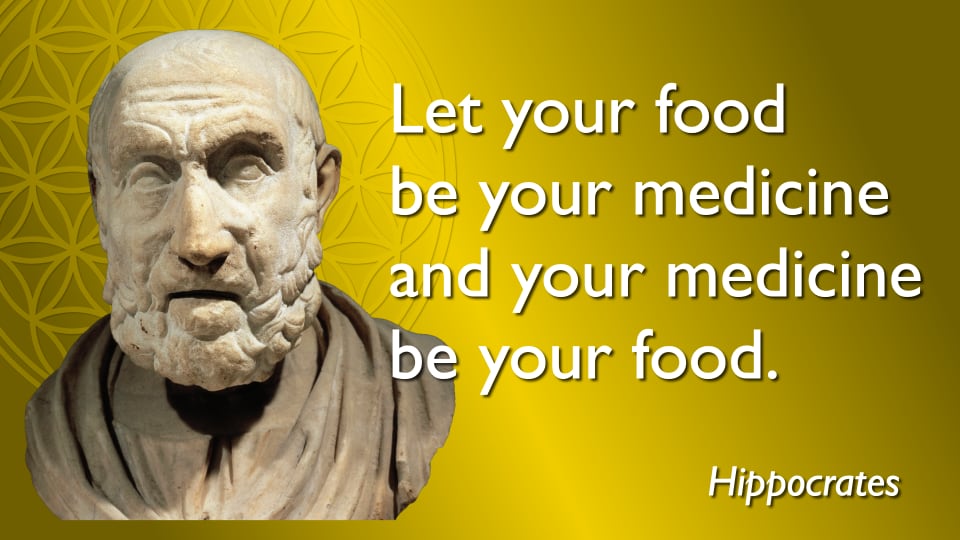 Let your food be your medicine and your medicine be your food
